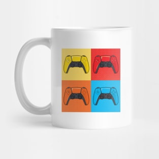 PS5 Pop Art Video Game Controllers Mug